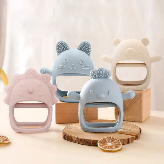 Baby Teether Gloves Kids Teething Silicone Dental Care Gums Anti-Eating Hand ​Molar Stick BPA Free ​Baby Accessories Newborn